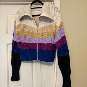 Aerie Multicolor Striped Sweater